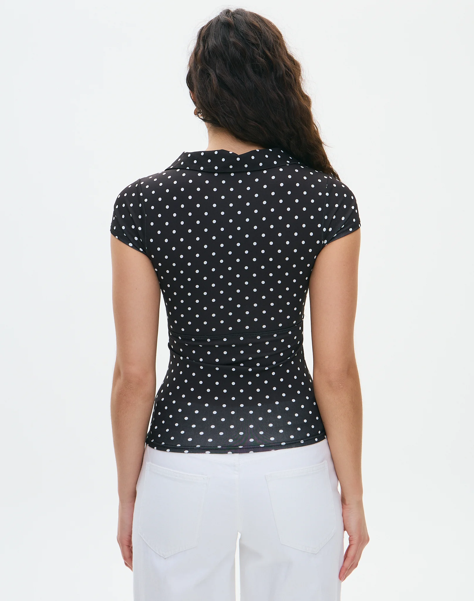 Hook and Eye Blouse Anna Polka Dot 4 Hook and Eye Blouse Anna Polka Dot