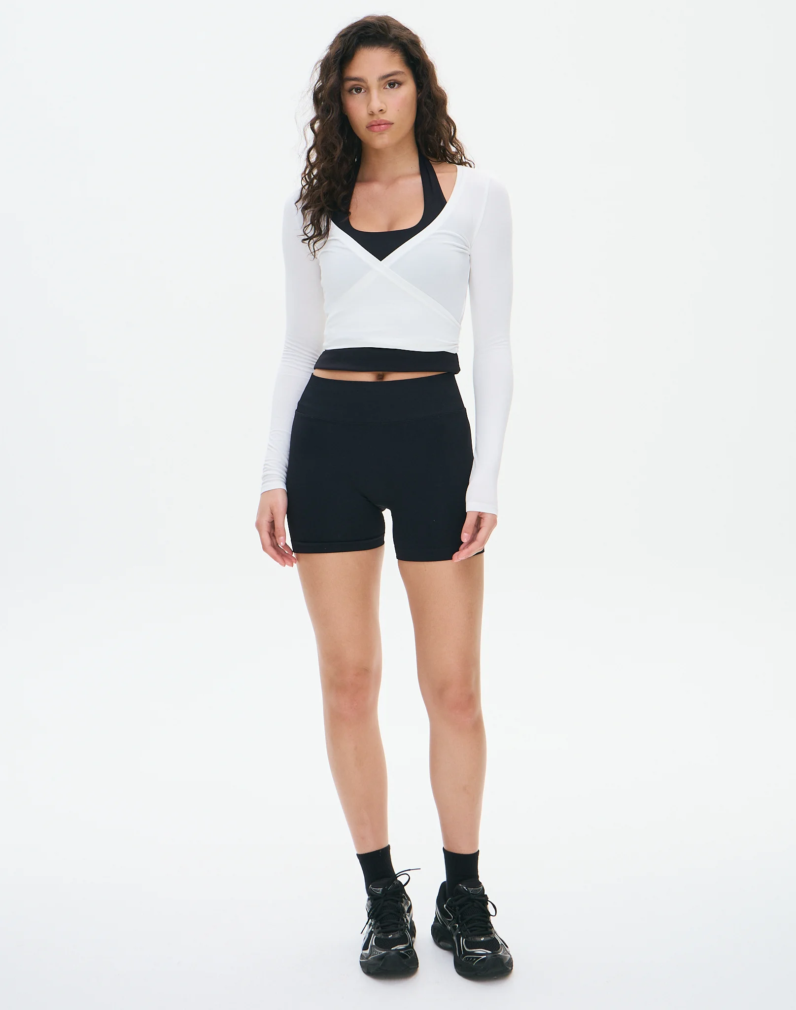 Active Longsleeve Wrap Top Milk 3 Active Longsleeve Wrap Top Milk