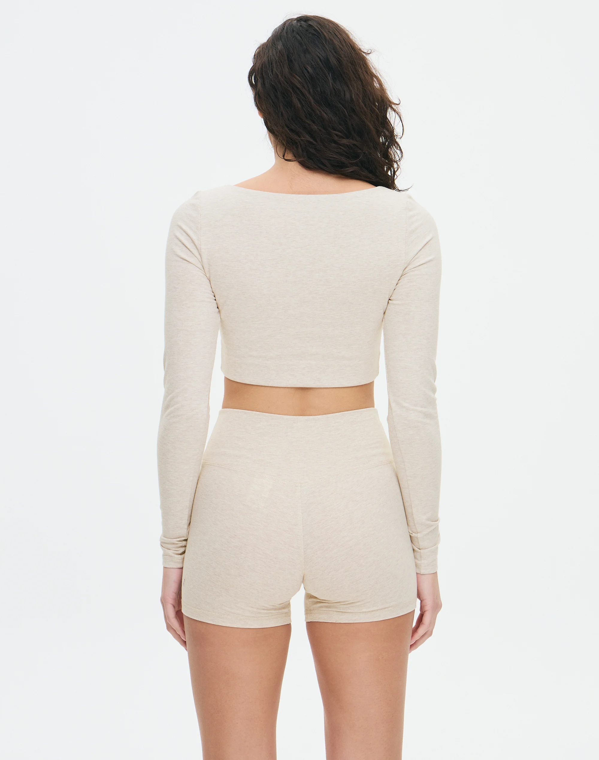 Longsleeve Twist Active Top Hazy Marle