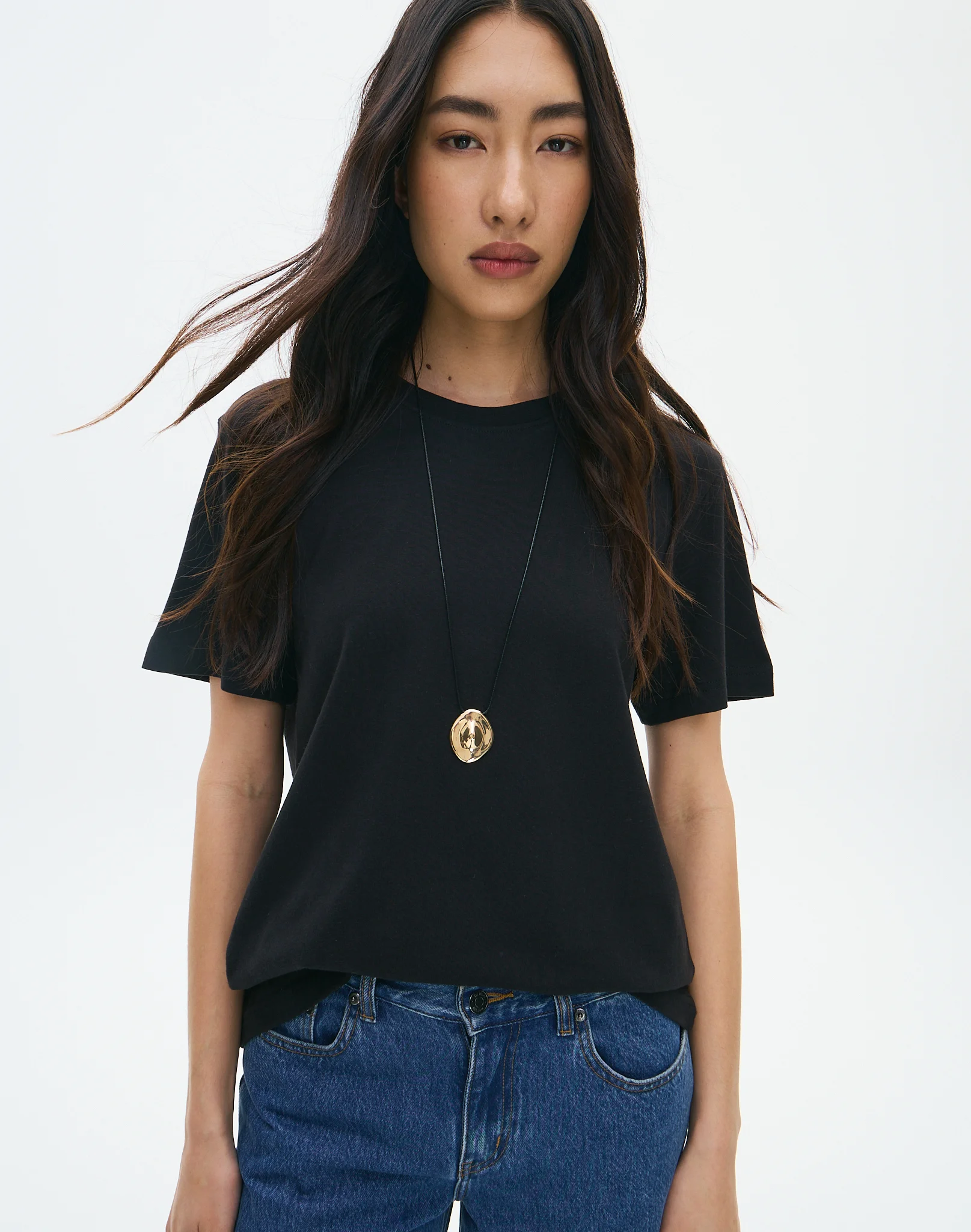 Oversized Boxy Tee Black