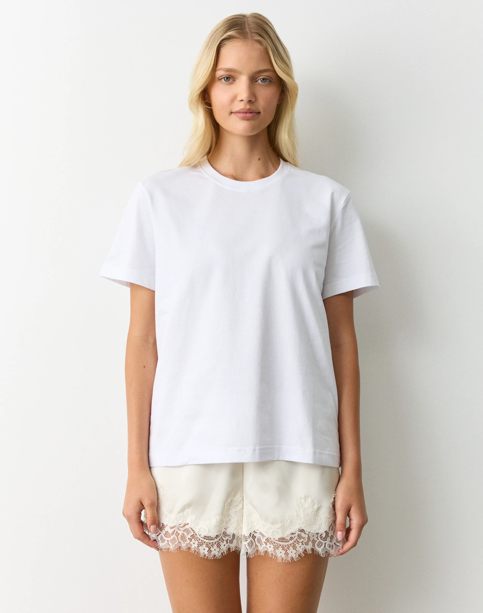 Oversized Boxy Tee White