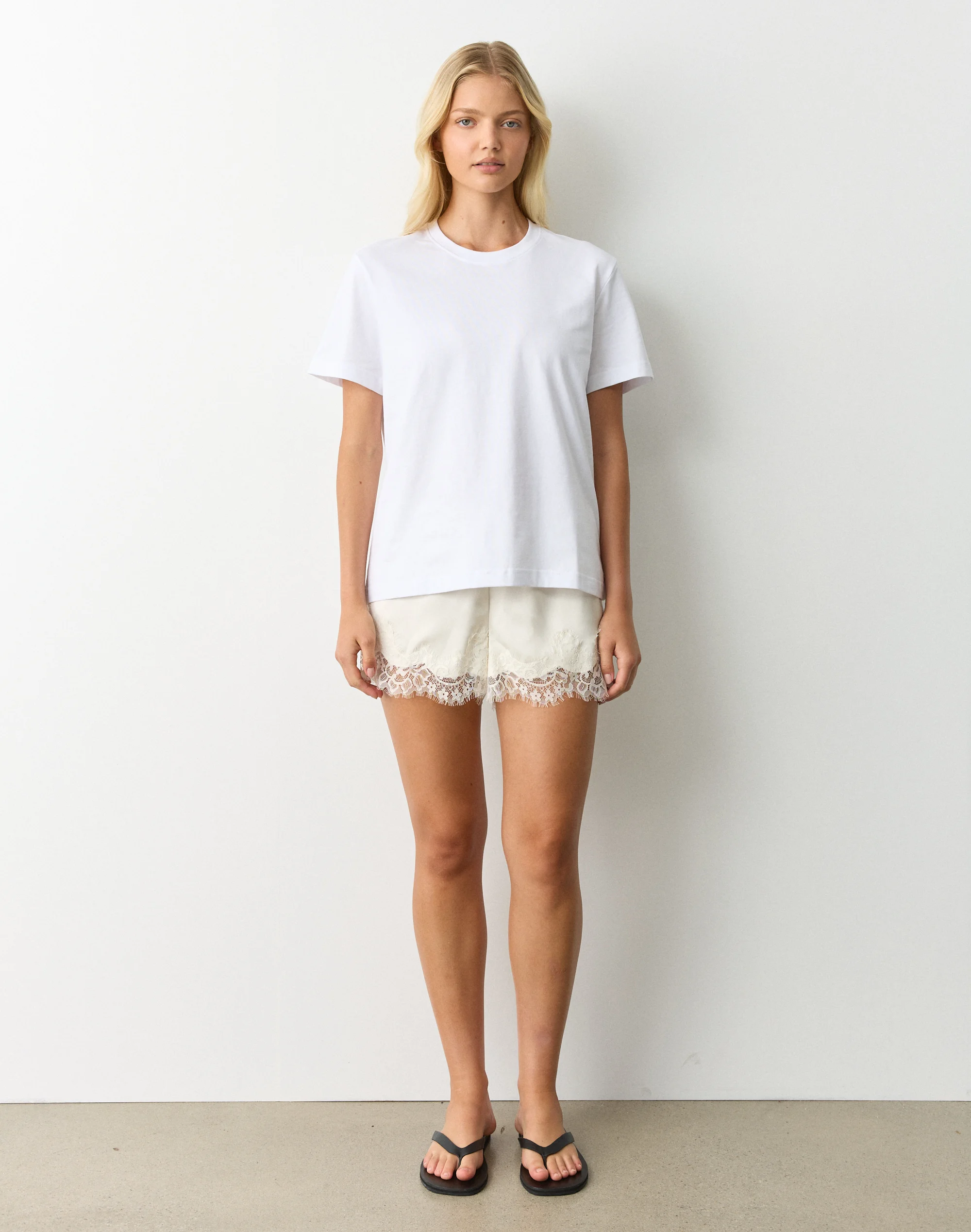 Oversized Boxy Tee White