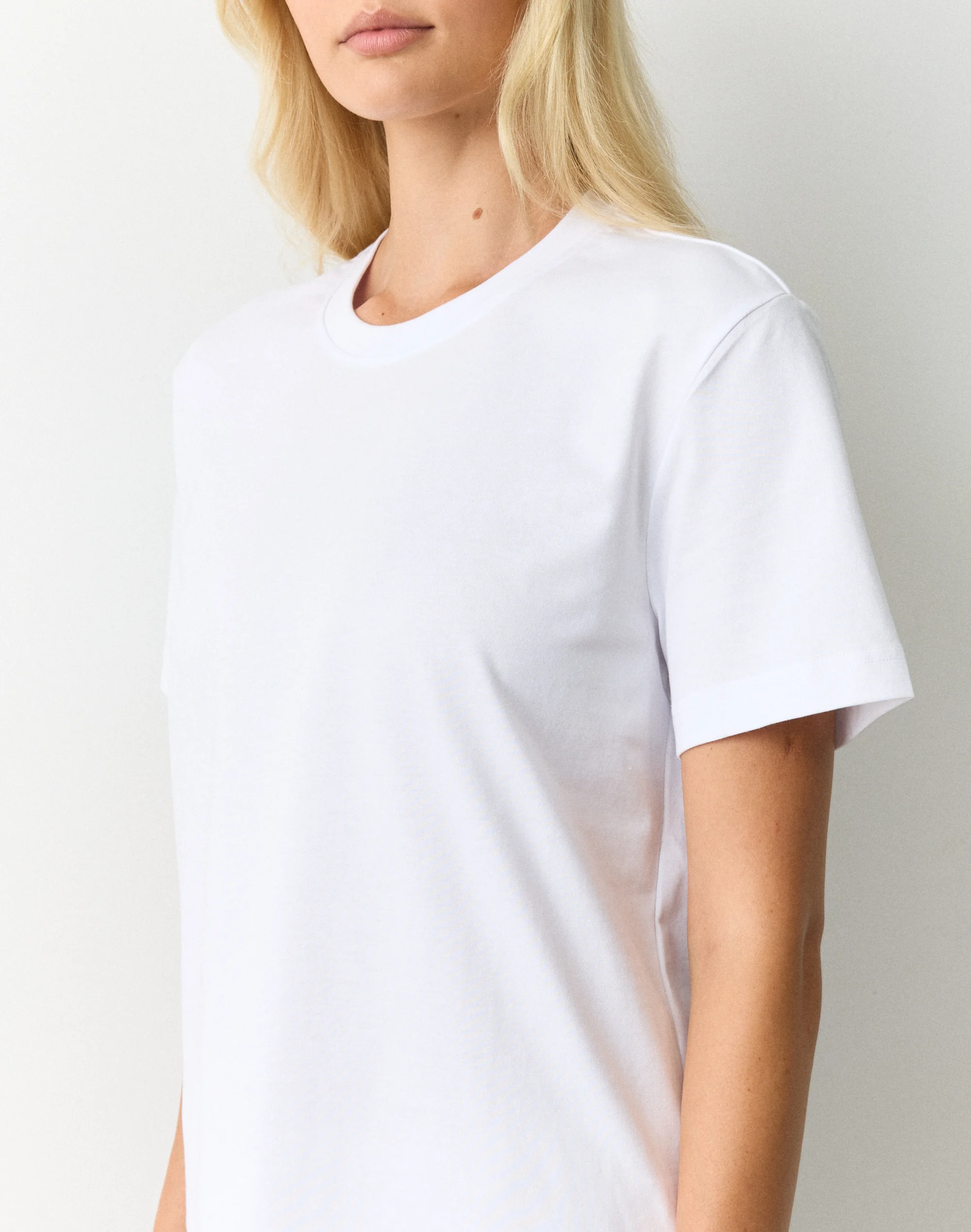 Oversized Boxy Tee White