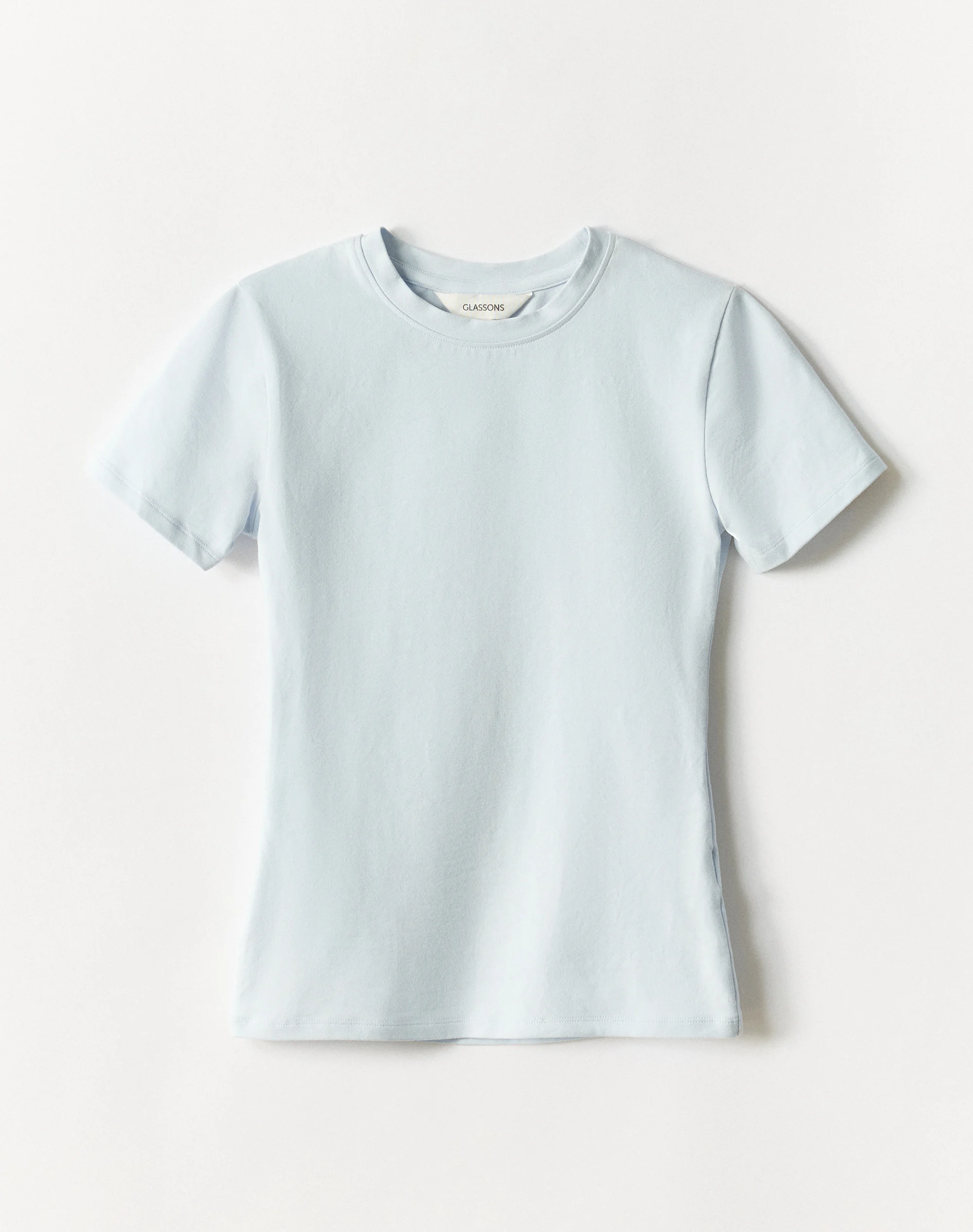 Stretch Cotton Longline Tee Western Blue 6 Stretch Cotton Longline Tee Western Blue