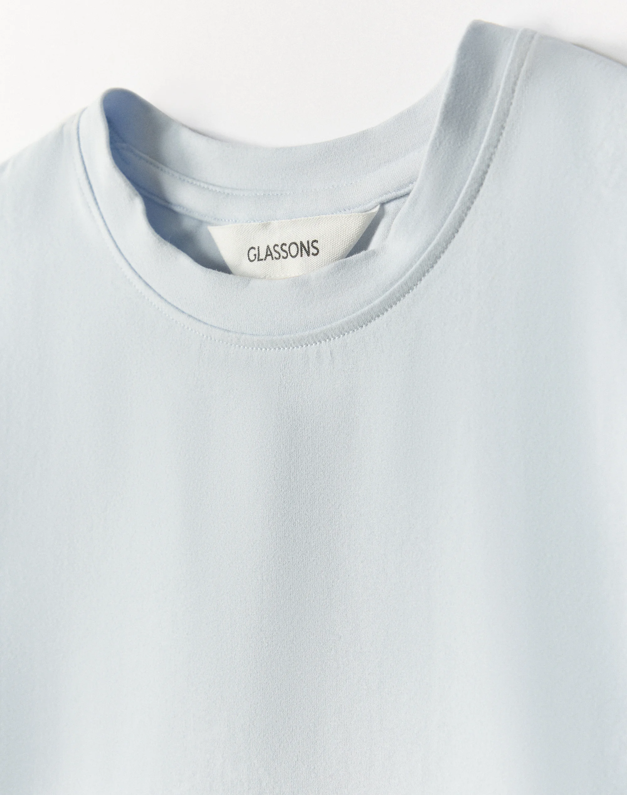 Stretch Cotton Longline Tee Western Blue 7 Stretch Cotton Longline Tee Western Blue