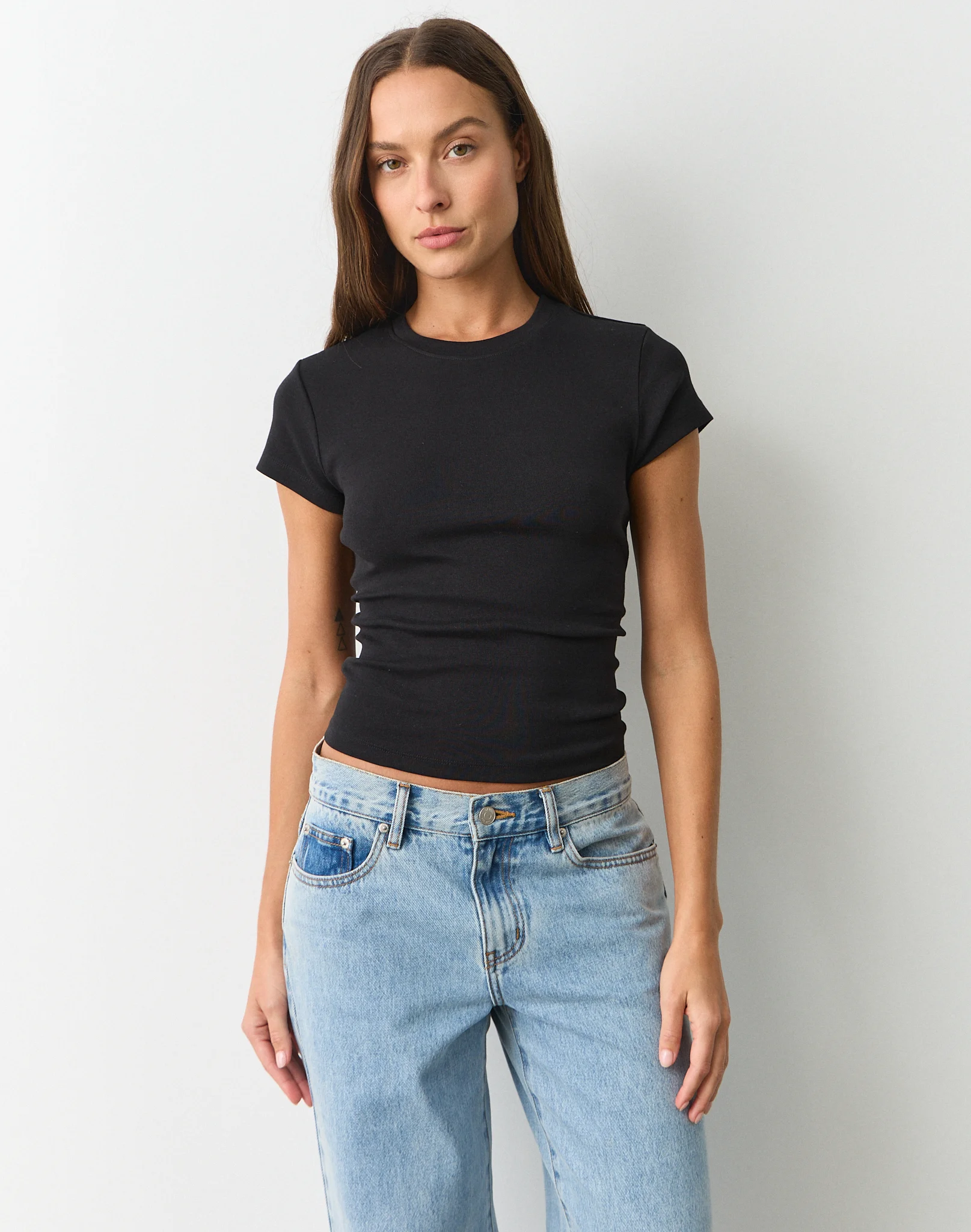 Cotton Basic Tee Black
