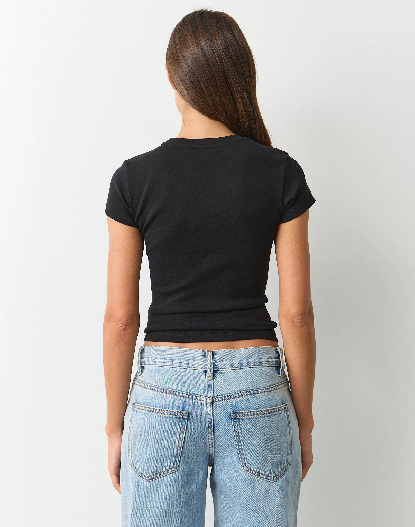 Cotton Basic Tee Black