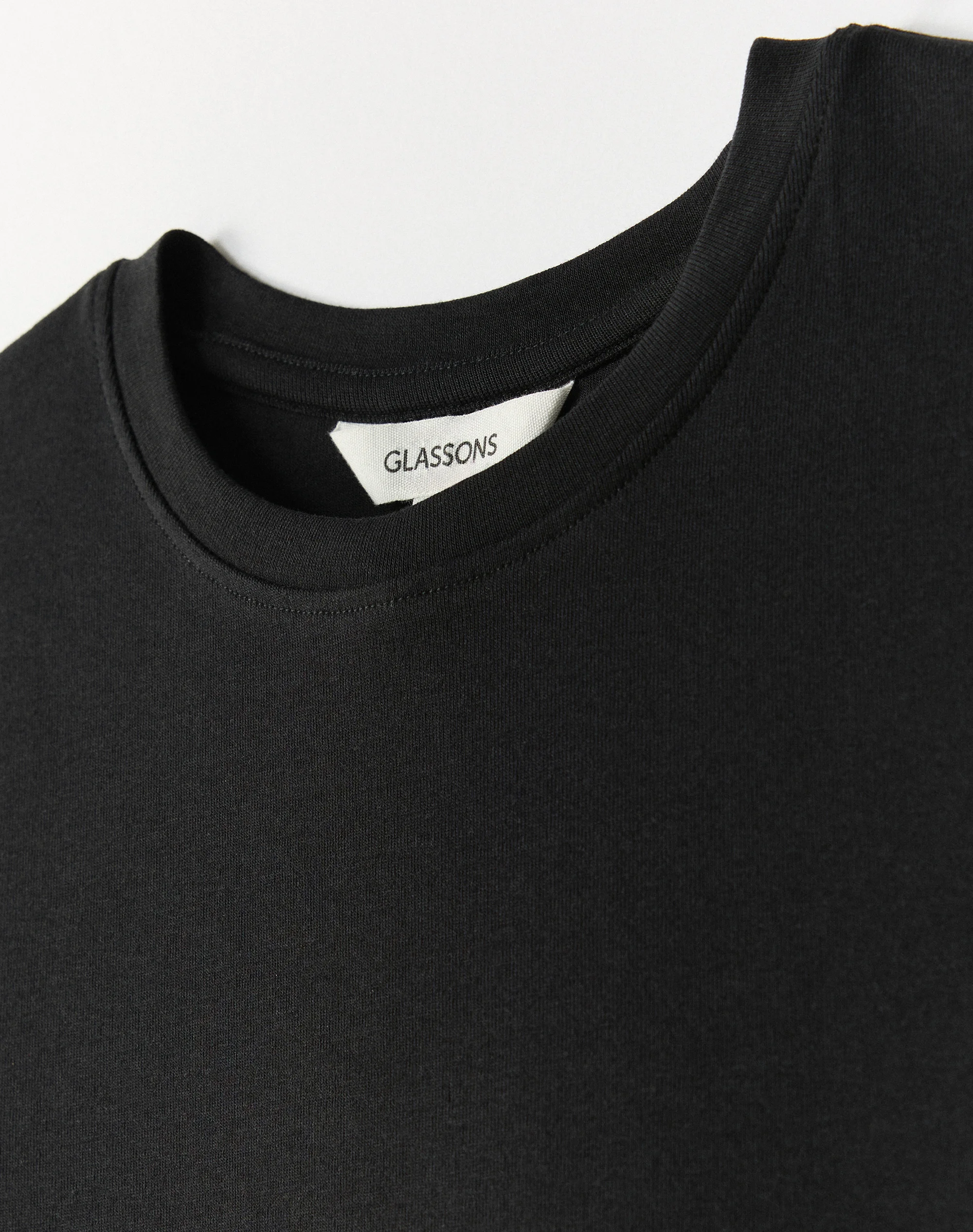 Cotton Basic Tee Black