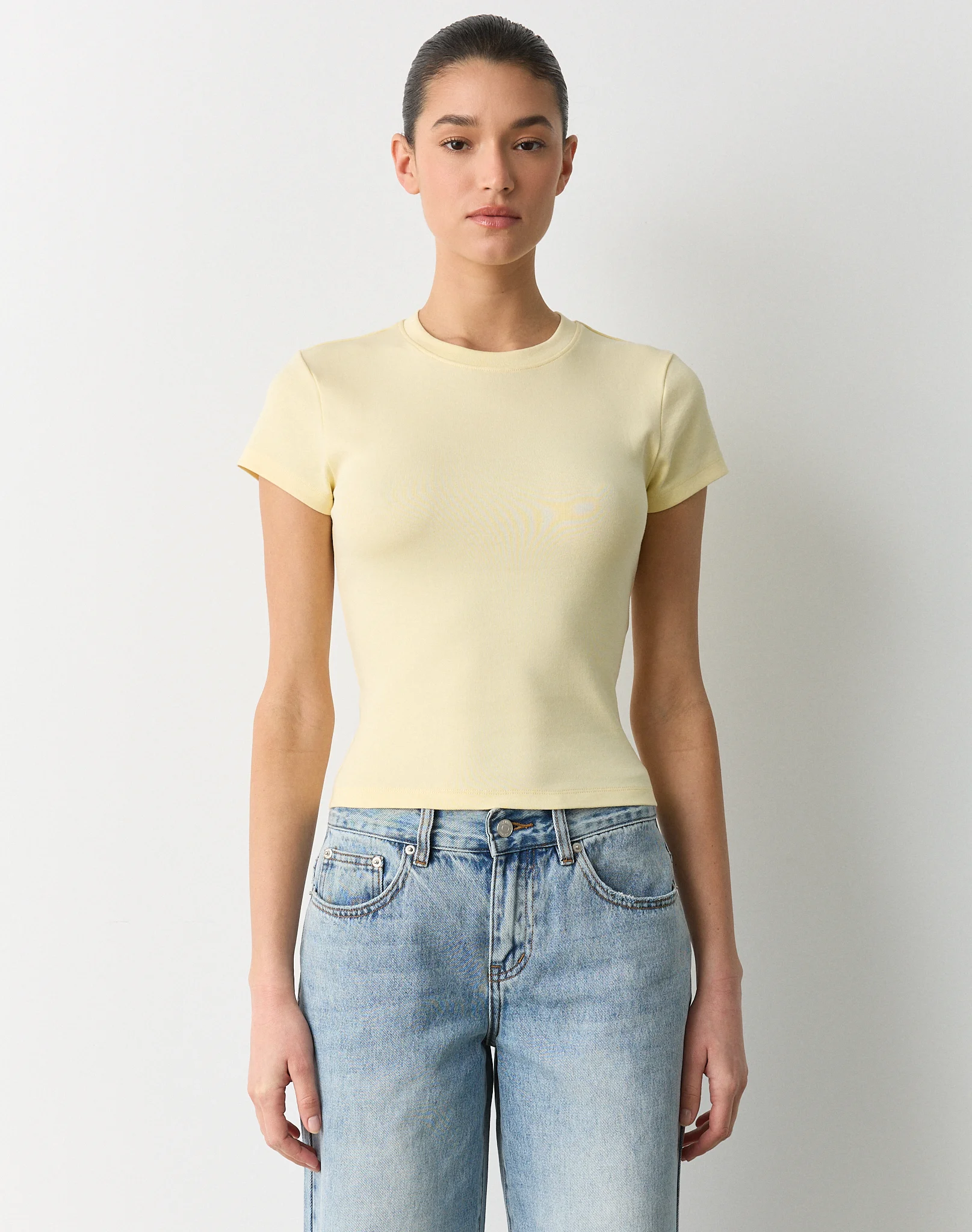 Cotton Basic Tee Margerine