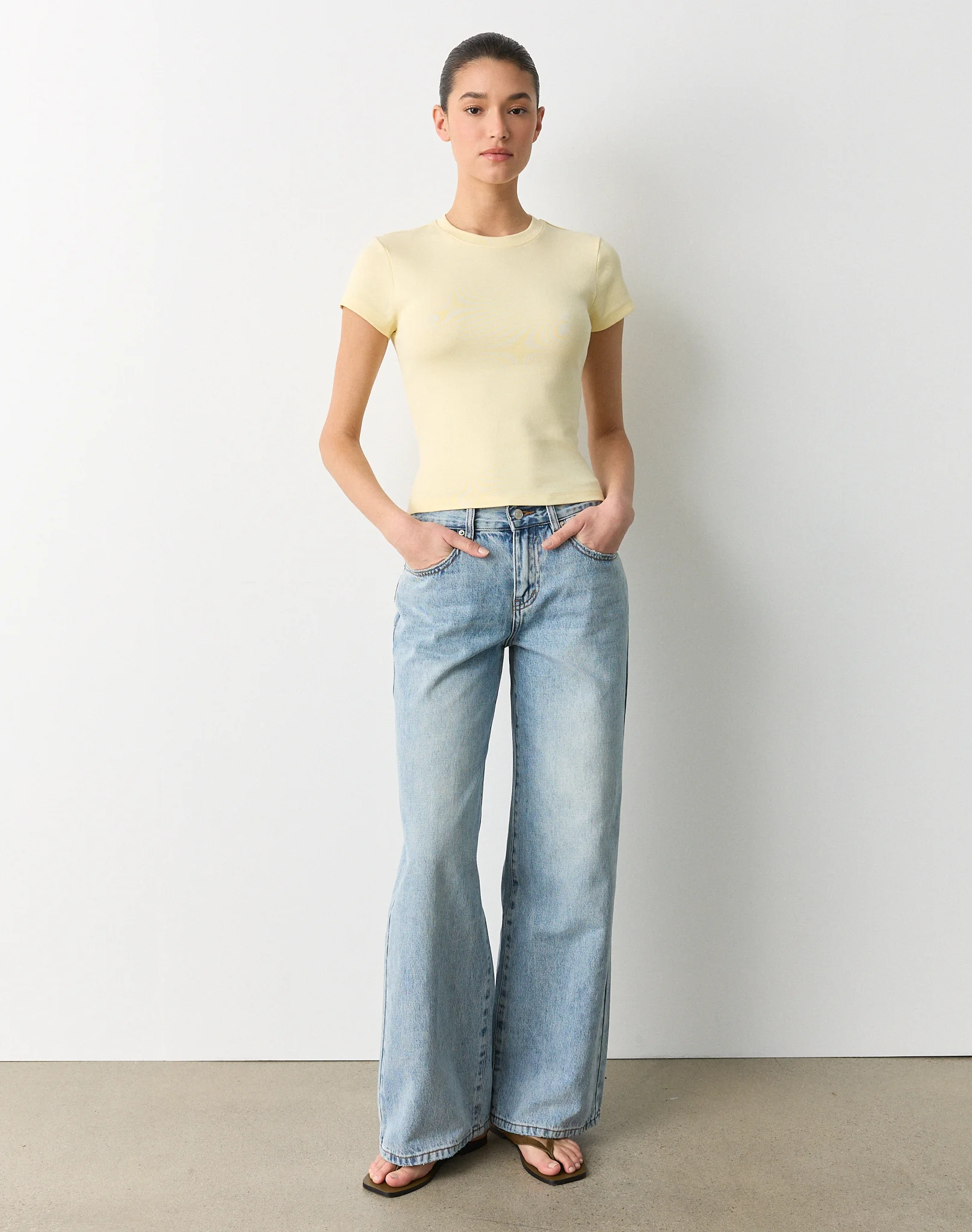 Cotton Basic Tee Margerine