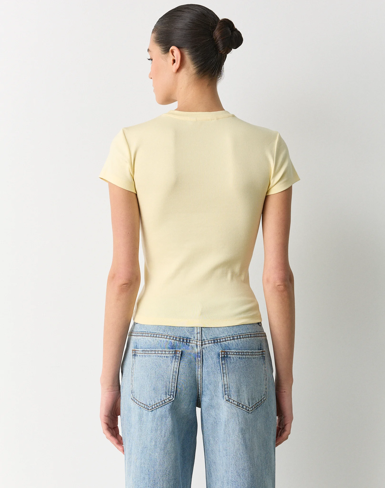 Cotton Basic Tee Margerine