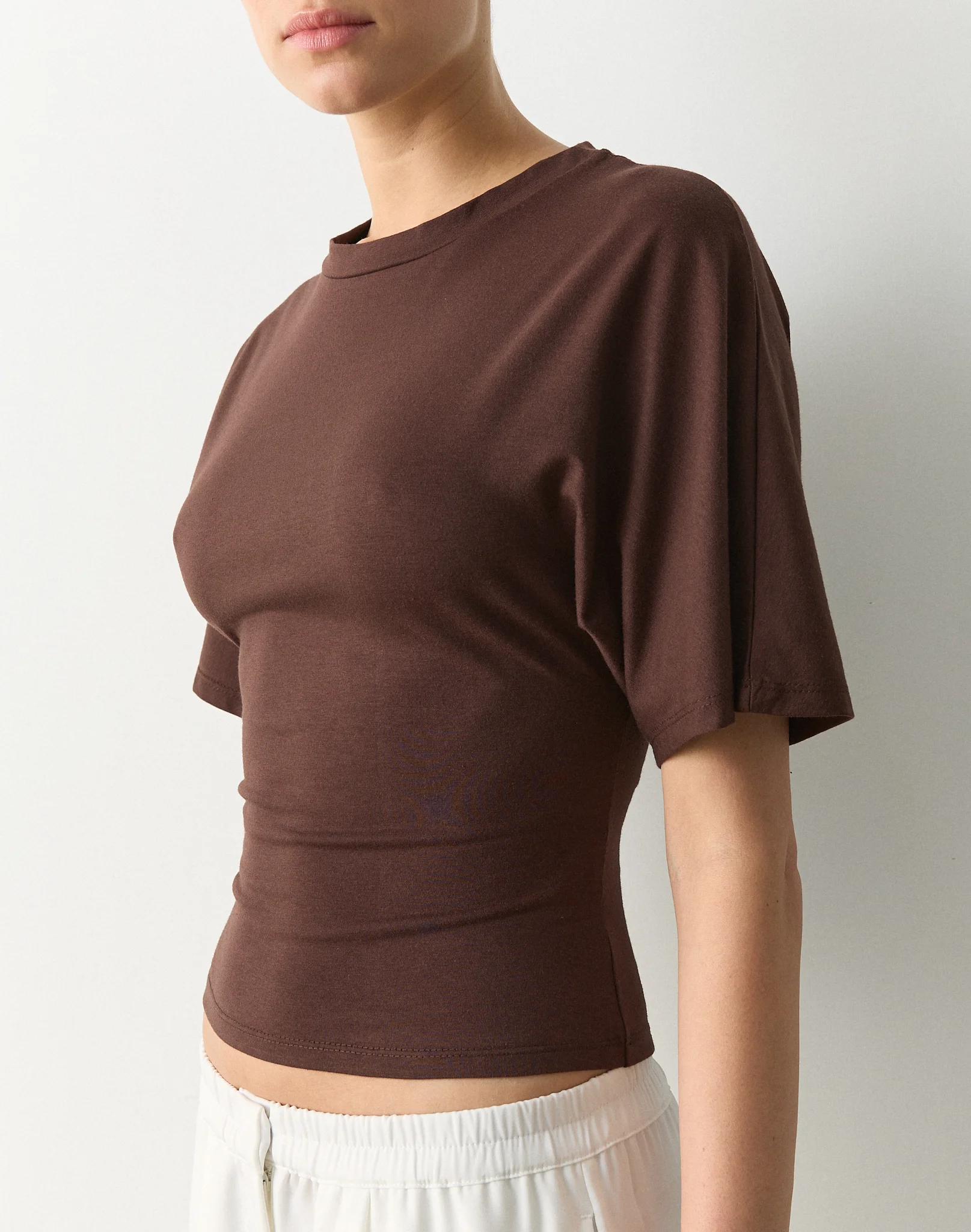 Cinched Shortsleeve Top Fudge Fantasy 5 Cinched Shortsleeve Top Fudge Fantasy