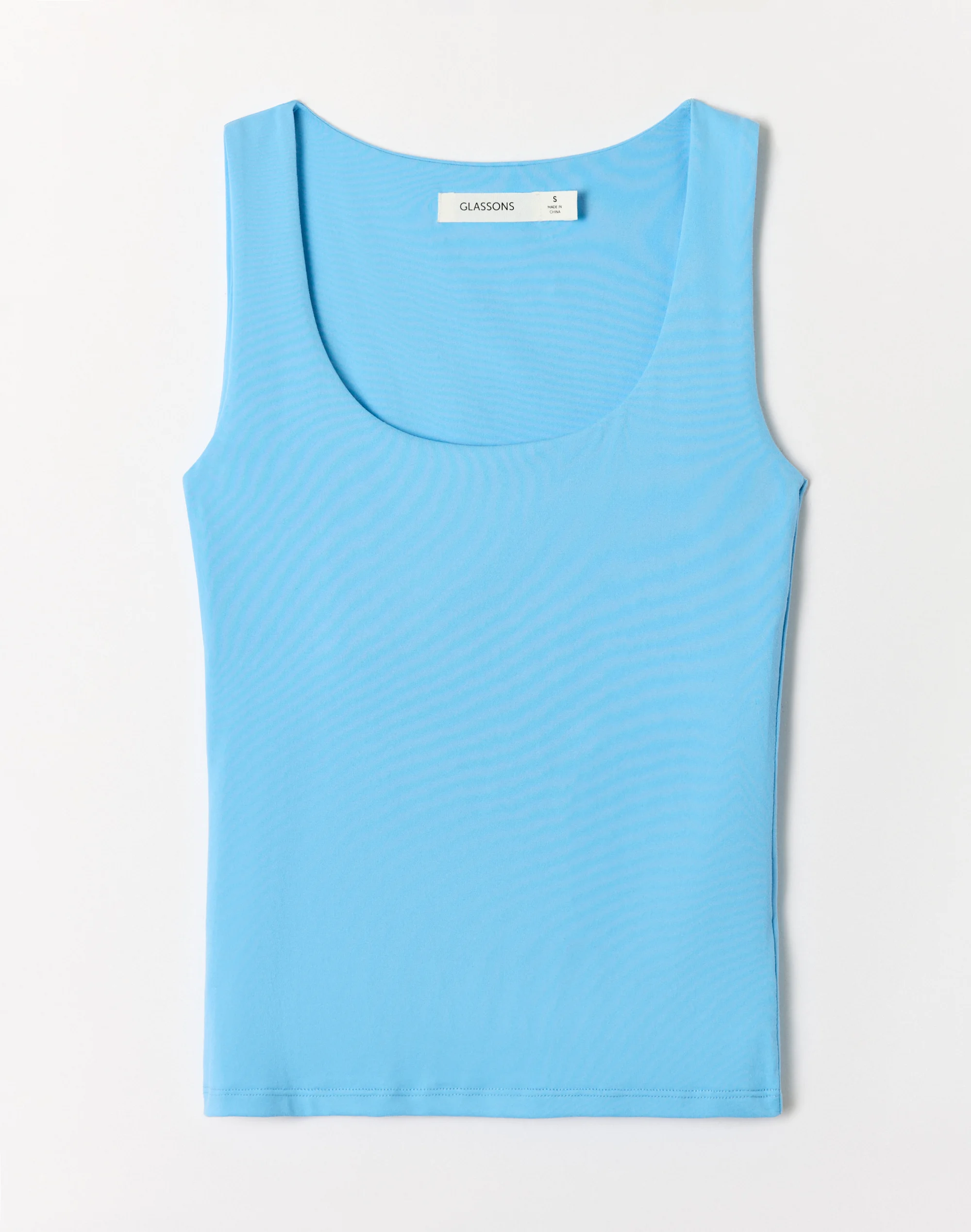 Scoop Neck Supersoft Tank Mystery Blue