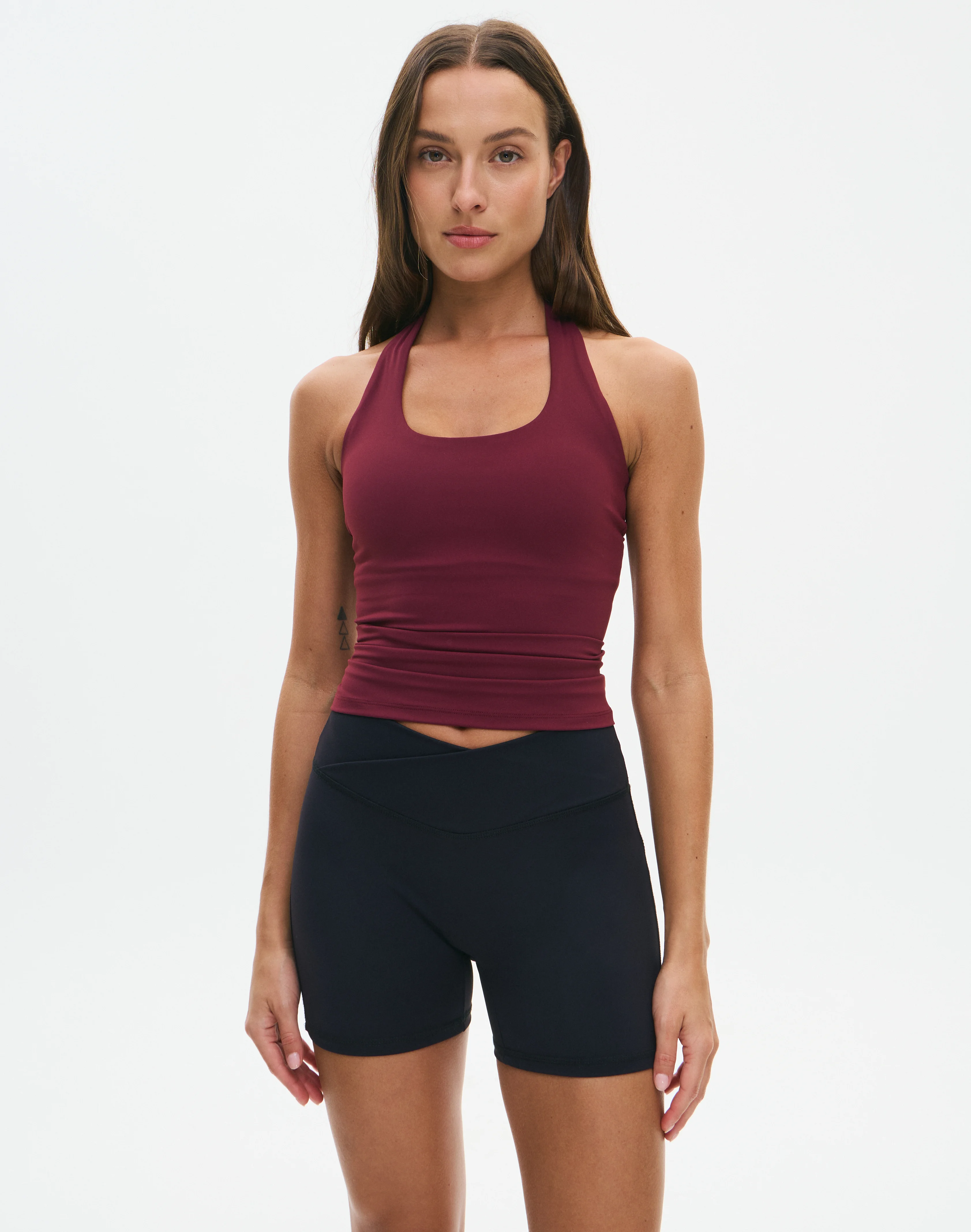 Active Halter Top Sangria Sunset