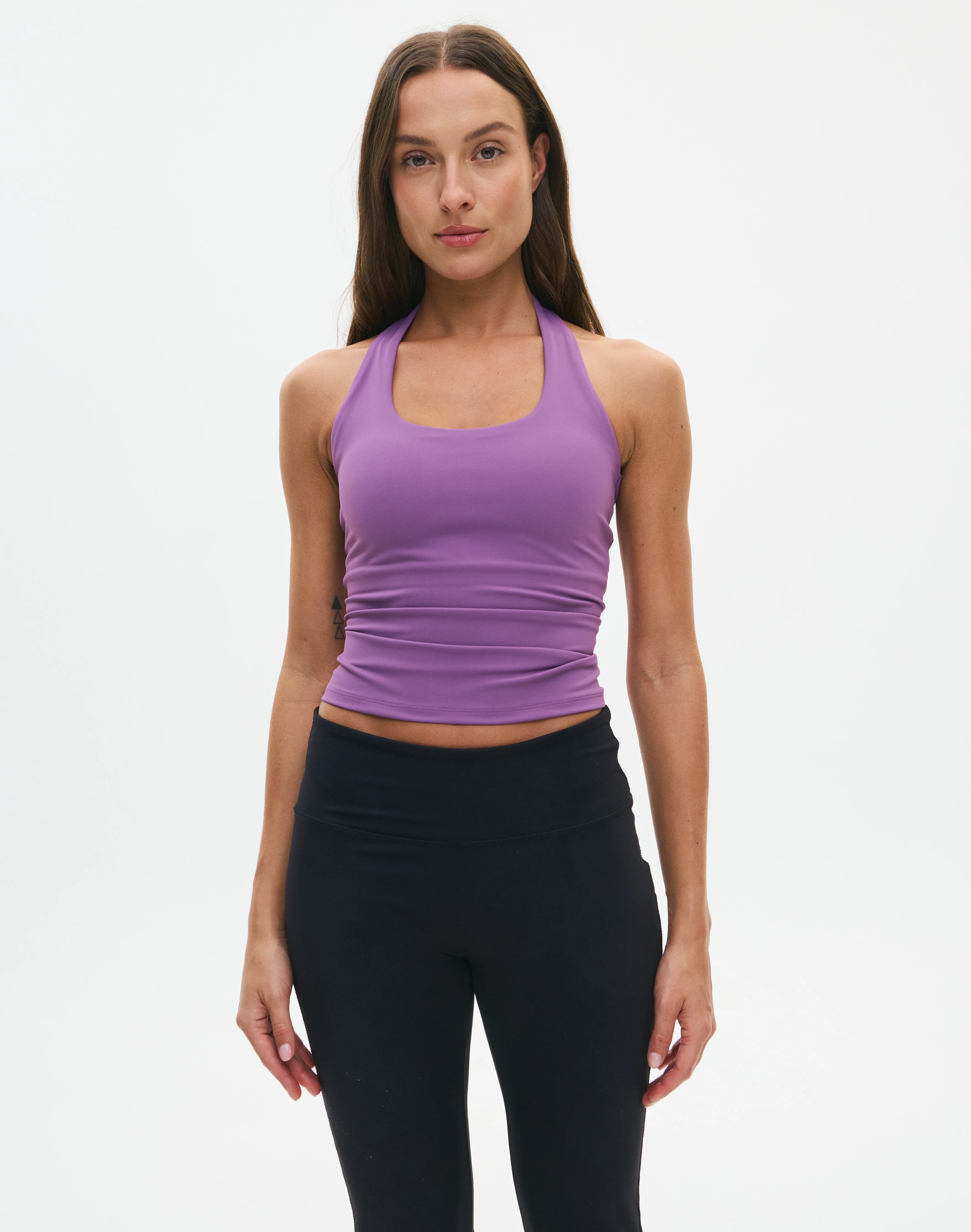 Active Halter Top Violet Veil