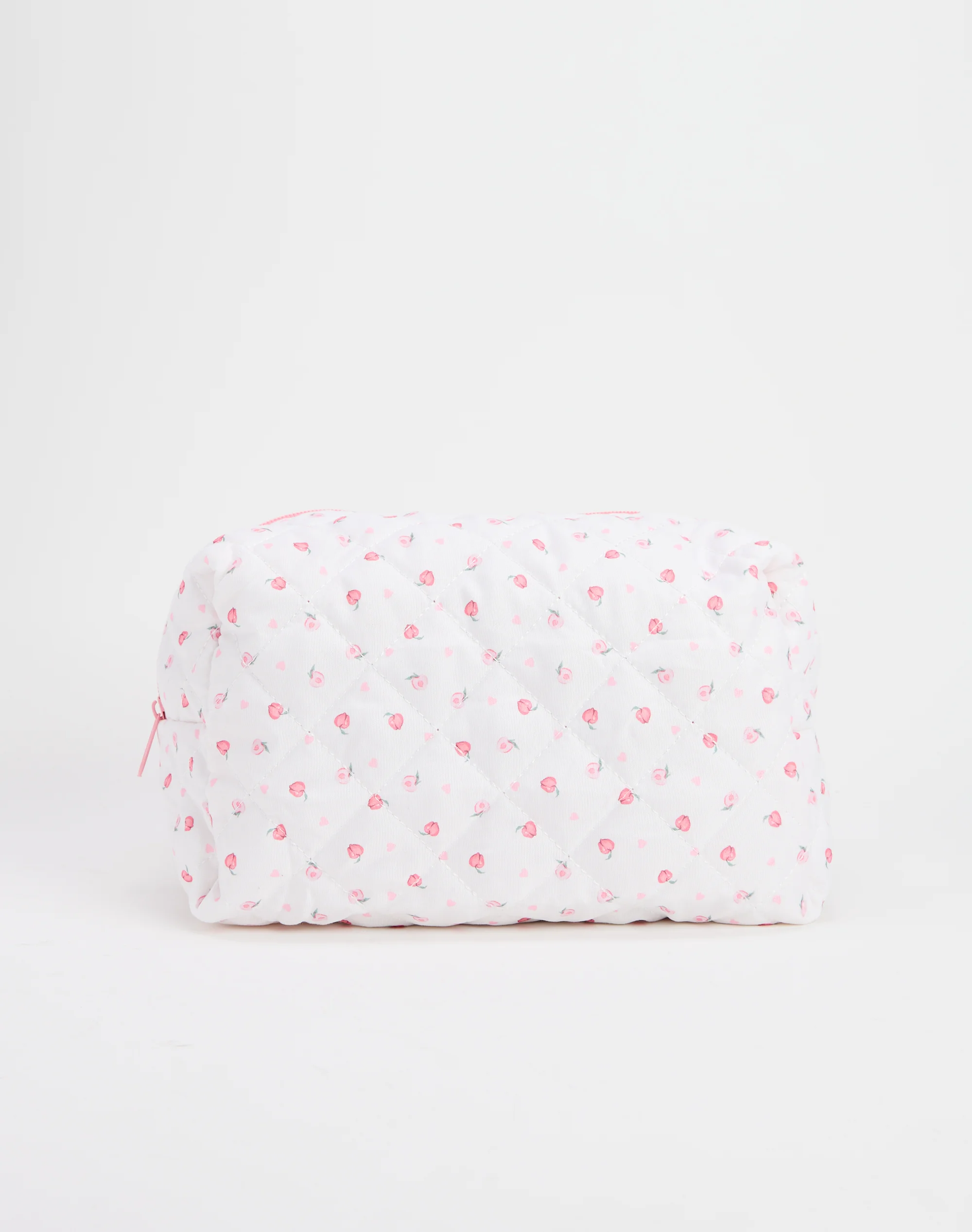 Large Quilted Cosmetic Pouch Princess Peach